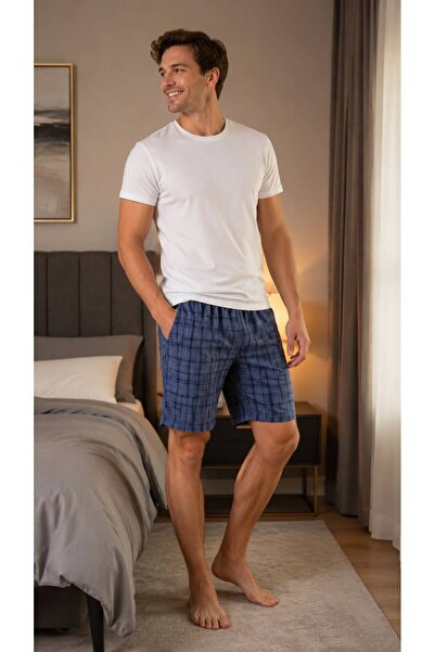 Pijamasoft Men's Pocket Shorts Short Sleeve Pajama Set
