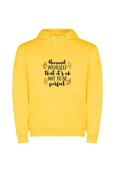 iLovePrints Embrace Imperfection, Find Perfection Φούτερ με κουκούλα σε χρώμα...