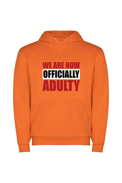 iLovePrints Maturity Reimagined: Adult Character Φούτερ με κουκούλα σε χρώμα ...