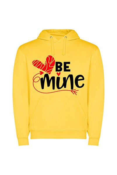 iLovePrints Bold Romance Collection Φούτερ με κουκούλα σε χρώμα Κίτρινο