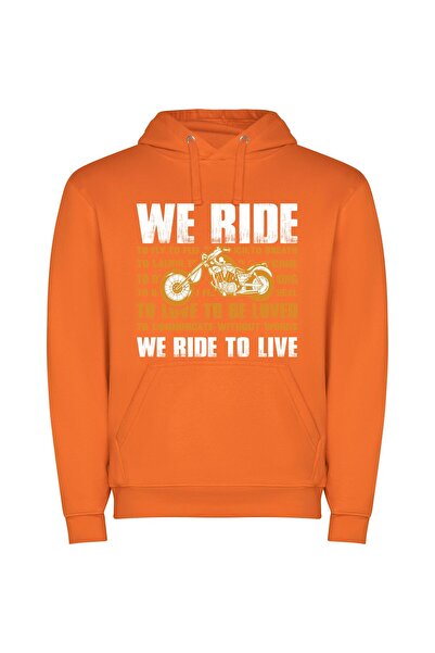 iLovePrints Revving Life's Emotions: Motorcycles Φούτερ με κουκούλα σε χρώμα ...