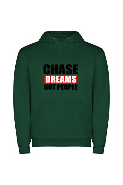 iLovePrints Chasing Dream Freedom Φούτερ με κουκούλα σε χρώμα Πράσινο