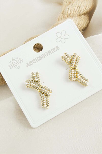 TakÇalıştır Fiyong Stone Earrings