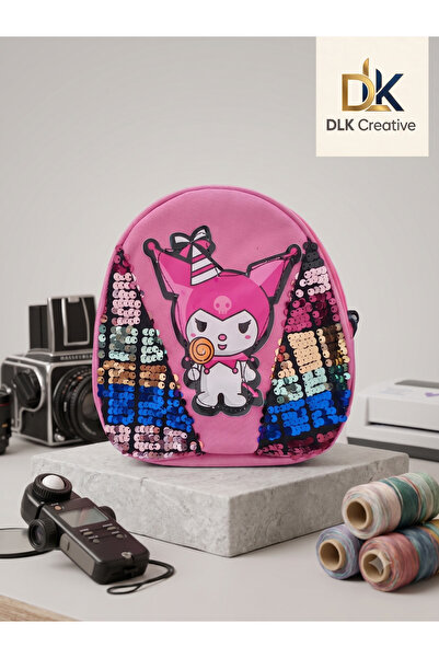 DLK Creative Spark Kids Collection – Payetli Işıklı Pullu Karakter Mini Sırt ...