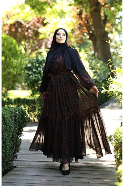 Nour Paisley Elbise