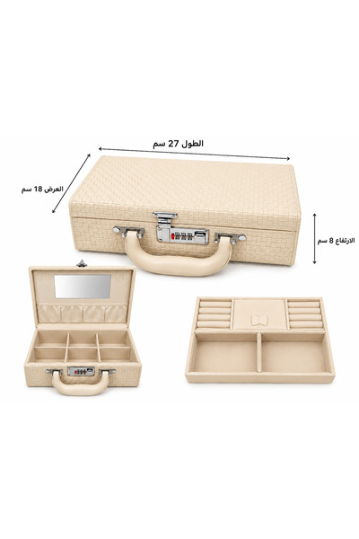 Other Luxury Jewelry Storage Box with Mirror and Digital Lock
