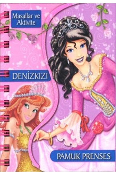 Çiçek Yayıncılık Tales and Activity - Mermaid / Snow White (Hardcover)