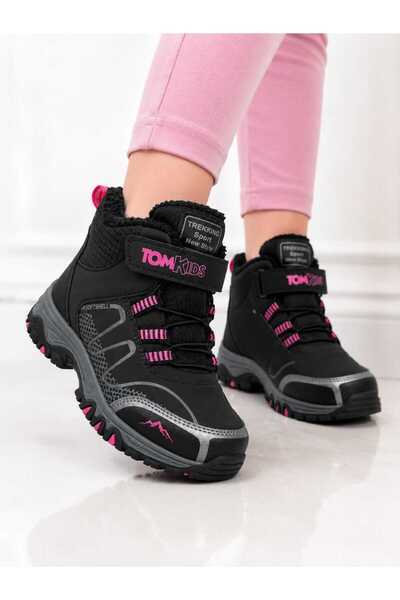 TOMKIDS Tom Kids Kız Çocuk Rahat Kaymaz Taban Su İtici Dış Yüzey Kaymaz Termo...