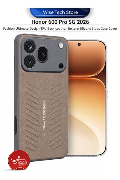 Wtech Honor 600 Pro 5G 2026 Fashion Ultimate Design TPU Back Leather Texture ...