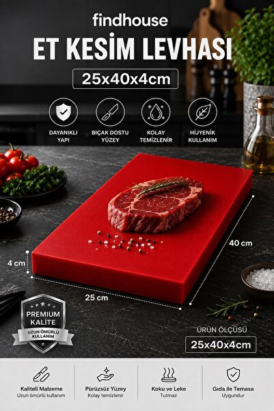 findhouse Kaliteli Çok Renk Seçenekleri ile Polietilen Et Kesim Tahtası Kesme...