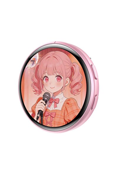 Choice3 Pink 1.50 Inch HD Screen Smart Dynamic E-badge Electronic Badge Trend...
