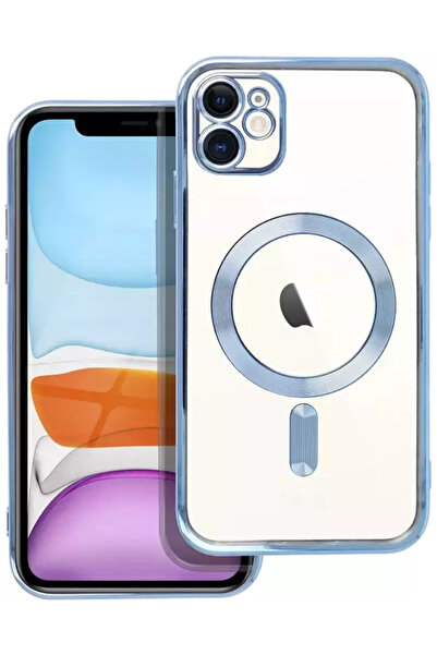 OEM Magsafe TPU Χρωμιωμένη Θήκη Προστασίας Φακού για iPhone 11, Μπλε Σιέρα - ...