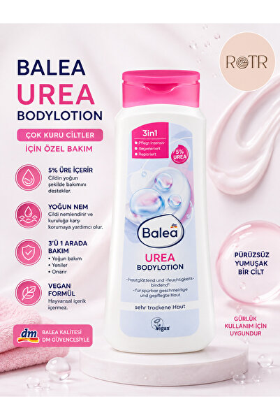 BALEA Urea Vücut Losyonu %5 Üre İçeren Yoğun Nemlendirici 400 ml