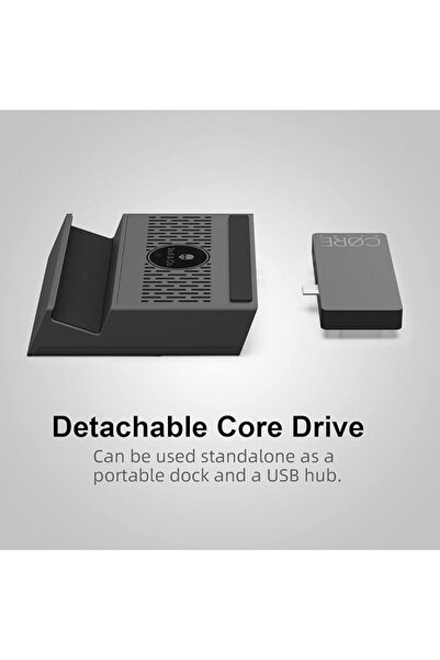Skull & Co. محطة SteamDock مع محول USB قابل للفصل ومنفذ HDMI للتلفزيون، متواف...