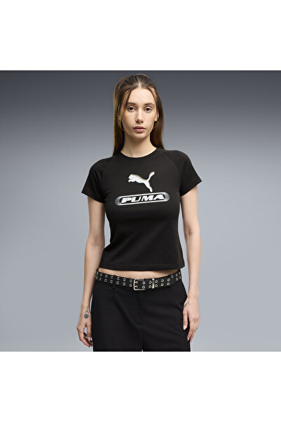 Puma Sportovní slim tričko s grafickým potiskem pro ženy