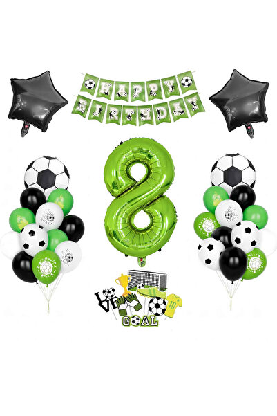 Generic Brand Football-themed birthday party set.