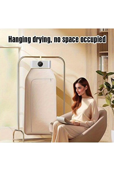 Other Foldable Portable Clothes Dryer, 360° Hot Air Drying Machine with 180-M...