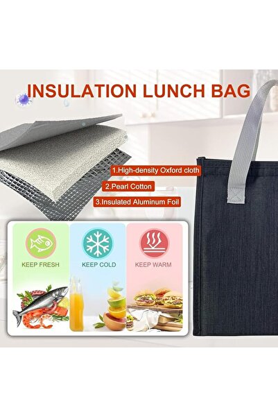 GENERAL Mylindde Lunch Bag, Insulated Lunch Bag for Women Men Kids, Reusable ...