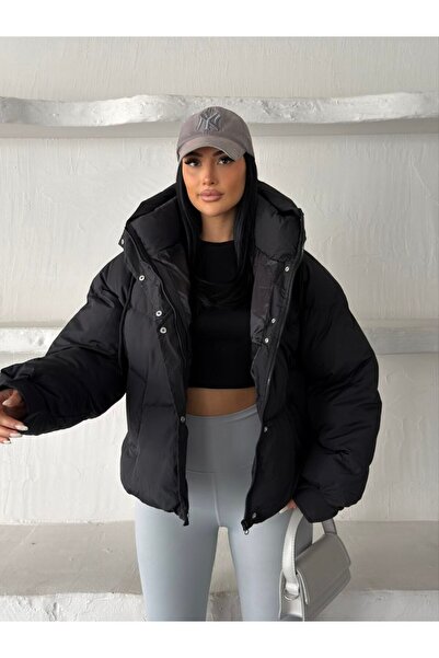 DENİKK TREND JACHETĂ PUFFER ELASTICĂ CU GLUGĂ