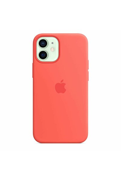 Apple Γνήσια Θήκη Silicone for iPhone 12 Mini Pink Citrus MHKP3ZM/A