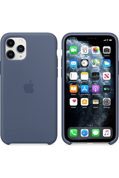 Apple Γνήσια Θήκη Σιλικόνης iPhone 11 Pro Cover Alaskan Blue MWYR2ZM/A