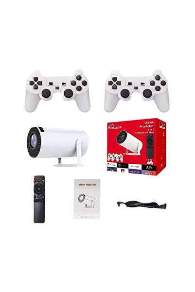 OEM 4K Projector Με Ρετρό Παιχνιδομηχανή HY300 Android 11 Dual Wifi6 150ansi ...