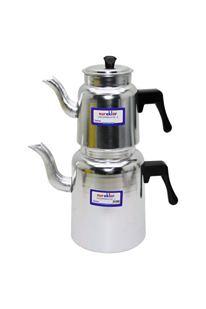 Marsilyan No-5 Luxury Aluminum Teapot Set () Ilkel-Grp9Y84