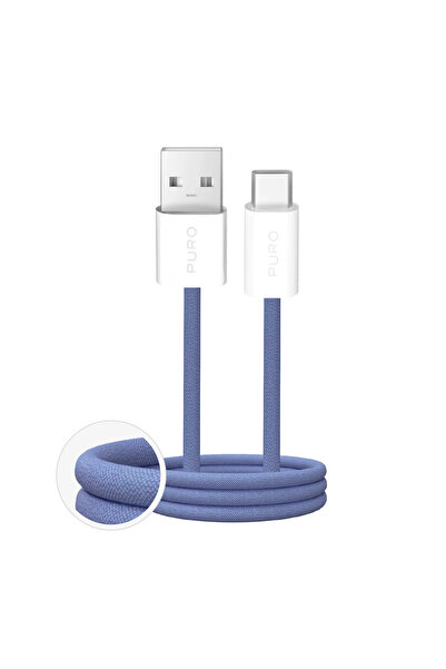 Puro Cablu Fabrik 2.0 10W USB-A la USB-C 1.5M pentru telefoane, încărcare rapidă