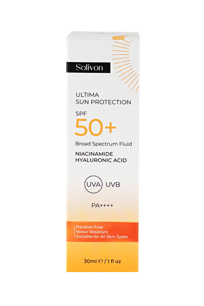 Solivon Sunscreen with Hyaluronic Acid and Niacinamide Spf 50 Pa+++