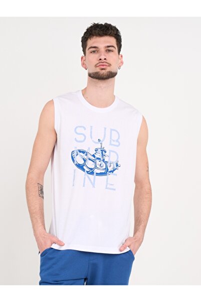 Lee Cooper - Tricou fara maneci cu imprimeu grafic