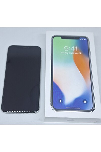 Apple Telefon mobil iPhone X, 64GB, 4G, Silver/telefon expus