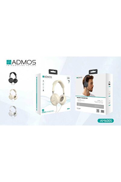 ADMOS سماعات رأس سلكية ستيريو عالية الدقة |   سماعات رأس فوق الأذن بمقبس 3.5 ...