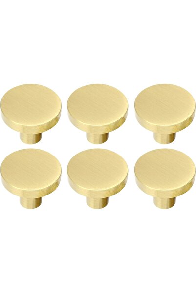 STARSTAR Solid brass round cabinet knobs, brass round cabinet door handles, F...