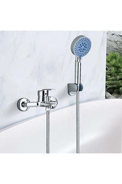 STARSTAR Bathtub faucet with handheld shower head, 5 functions, bathtub mixer...