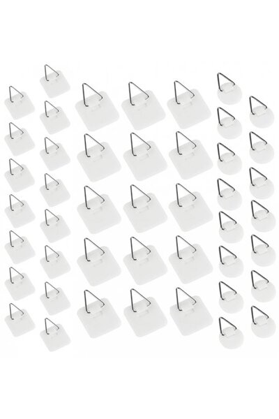 STARSTAR Image-specific adhesive hooks - 45-pack - self-adhesive - suitable f...