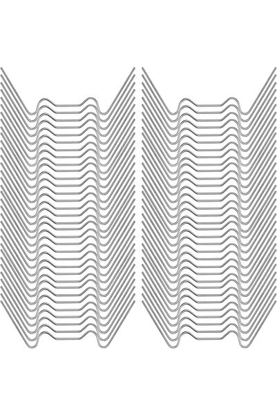 Morvena Picks 100 de cleme de fixare pentru sticla din otel inoxidabil, potri...