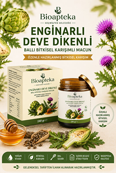 Bioapteka Enginarlı Deve Dikenli Ballı Bitkisel Karışımlı Macun 240 Gr