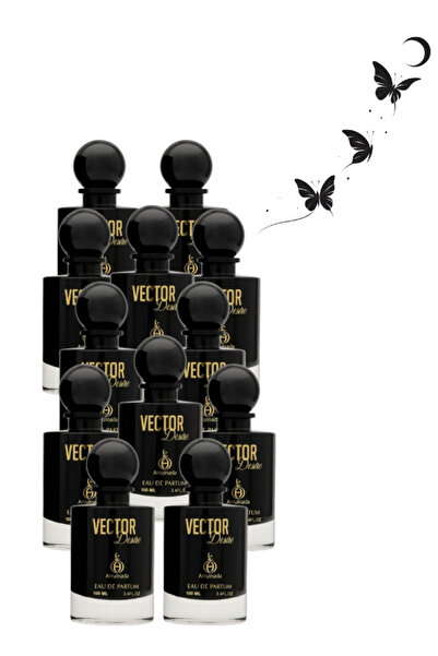 Arruinada 12 قطعة من عطر فيكتور ديزاير الأسود 100 مل