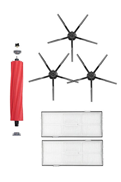 LİN GRUP Set de 6 piese de schimb compatibile cu aspiratorul robot Roborock S...