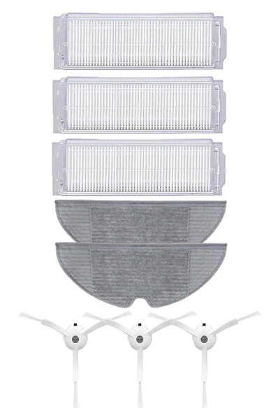 LİN GRUP Set de 8 piese de schimb compatibile cu aspiratorul robot Xiaomi Vac...