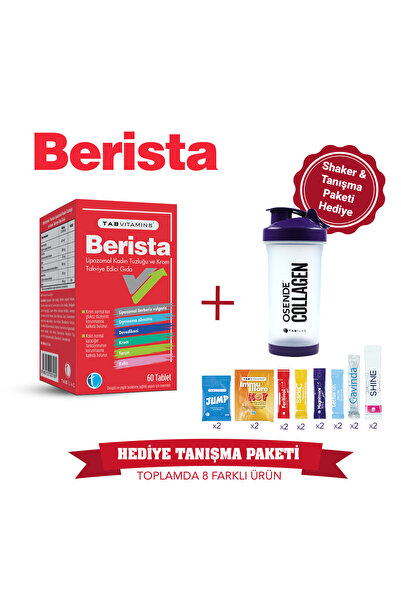 Tabvitamins Berista 60 Tablet | Tanışma Paketi Shaker Hediyeli