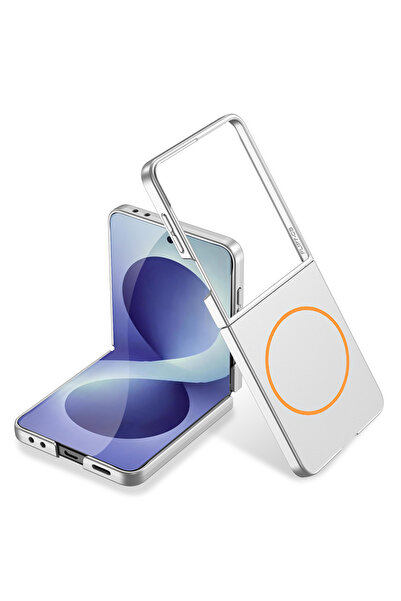 Nezih Case Galaxy Z Flip 8 Uyumlu Kamera Korumalı Magsafe Sarj Destekli Premi...