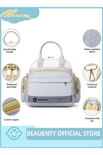 Beauenty Diaper Bags for Baby Boys Girls, Portable Mommy Bag for Newborn Mate...