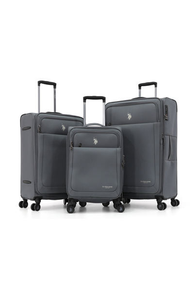 U.S. Polo Assn. 3-Piece Softside Lightweight Luggage Set | 20", 24" & 28" Spi...