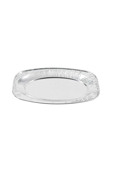Saudi Arabia Oval Aluminum Disposable Plates 35X23X1Cm 10Pcs