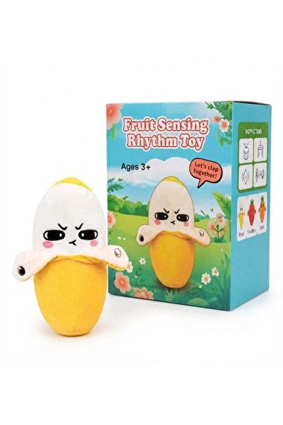 DOLL Interactive Plush Banana Toy for Kids with Rhythmic and Musical Sensors ...