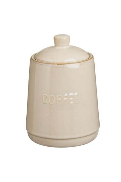 BAMI NETWORK Recipient ceramic bej pentru bucatarie stil nordic 630ml