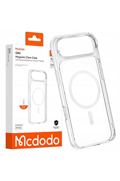 Mcdodo Husă magnetică transparentă ranforsată pentru Magsafe iPhone 17 Air