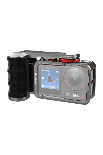 PULUZ Carcasă de protecție cu suport pentru Dji Osmo Action 5 Pro Action 4 Ac...