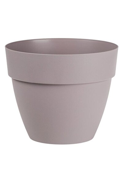 BAMI NETWORK Ghiveci flori cu drenare plastic lila 25x21cm interior exterior